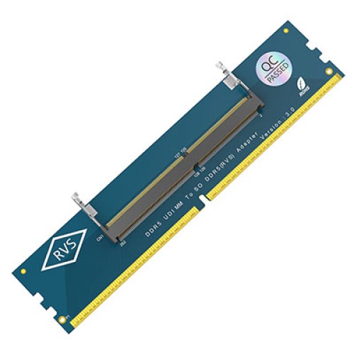 Laptop DDR5 RAM to SO DDR5 U-DIMM Desktop Adapter Card, Memory Tester SO DDR5 to DDR5 U-DIMM Converter-AB01